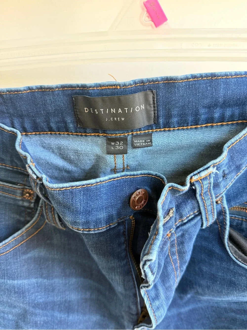 J. Crew Slim Dark Blue Stretch Denim Jeans